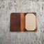 Distressed Genuine leather travel index cards cover for 3x5 cards 4 x 6 notebook cahie vintage refillable notepad