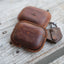 Genuine Leather Distressed Leather for AirPods Pro 3 2 1 Full Leather Case Bluetooth wireless headphone case MagSafe Compatible