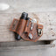 Genuine Leather Multitool Belt Sheath Organizer, EDC Belt Holder Flashlight Holder, Pen Holder and Key chain Clip, Knives Sheath Holster