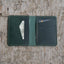 JJNUSA Bifold Wallet, Men's Minimalist Card Holder Distressed Leather Wallet Green - JJNUSA®