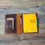 Personalized Genuine Leather Notebook A5 Notepad Cover for Steno Notes 6 x 9 , Top Spiral Notebook Rocketbook Flip Executive 6 x 8.8
