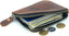 Genuine Leather Zipper Coin Purse Wallet With Key Car Smart Holder, Change Purse, Coin Pouch Holder For Men