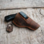 Leather IWB Holster, Fits Most J Frame Revolvers - SP101 LCR/Smith and Wesson Bodyguard/Taurus 50 85 Most Holsters Guns