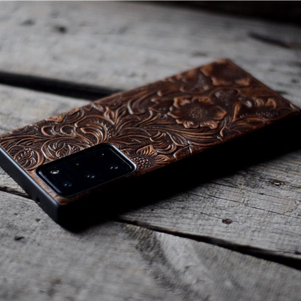 JJNUSA Genuine Leather Distressed Samsung Galaxy Note 20 Ultra