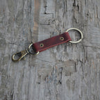 Leather key chain  leather keyring , leather key fob  key clip  Keychain Leather Men's Simple  ClipKeychain, car  Leather  for Gifts