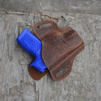 Genuine Leather Gun Holster Sig Sauer P365 Leather Gun Holster OWB  G43 Smith & Wesson Bodyguard 2.0  Fits Most 9mm  Large .380 Guns