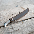 Leather Knife Sheath for Buck 120 Knife , Straight Knife Holster Knife Blade Cover Belt leather Sheath for buck 120 7.375  Fixed Blade Knife