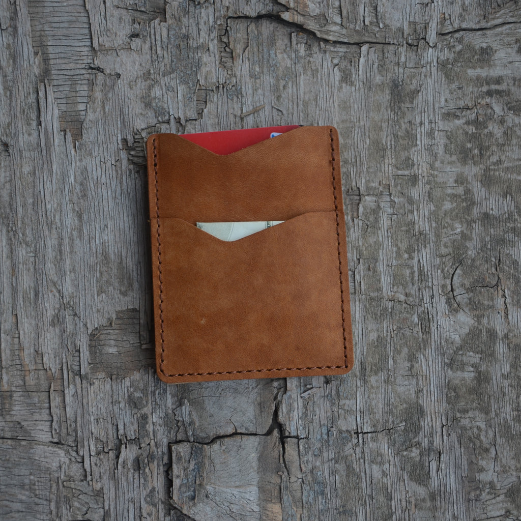 personalized Slim Genuine Leather Card Holder , Men's Minimalist Card Holder Distressed Leather Wallet  Leather Card Holder for him