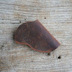 Leather IWB Holster, Fits Revolvers 38 Special -   Ruger Sp 101 3”  barrel  Taurus 856 Draw Leather Holster with 3 inch barrel Holsters Guns