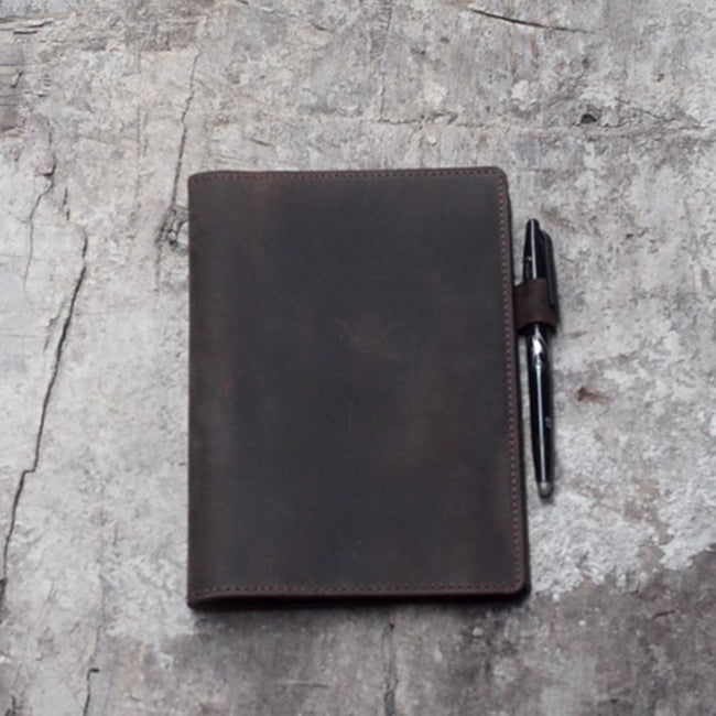 Personalized Handmade  A5 Notebook Cover Cover Diary Cover  Leather Moleskine Leather Cover  Leuchtturm 1917 Leather journal Case Main Image