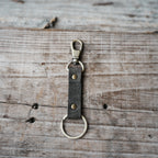 Leather key chain  leather keyring , leather key fob  key clip  Keychain Leather Men's Simple  ClipKeychain, car  Leather  for Gifts