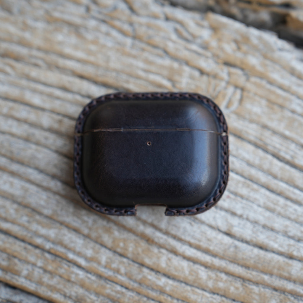 Genuine Vintage  Leather Distressed Leather for Apple Airpods Pro 3 3rd Gen (2025) Wireless Charging Earbud   Cover Case MagSafe Compatible