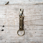 Leather key chain  leather keyring , leather key fob  key clip  Keychain Leather Men's Simple  ClipKeychain, car  Leather  for Gifts