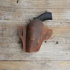 Genuine Leather Gun Revolver Holster Owb For Z Frame  Fits Taurus Judge 2-1/2''  Fits S&W Governor, Taurus Judge 2.5  Taurus Public Defender