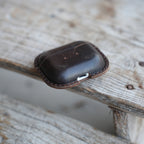 Genuine Vintage  Leather Distressed Leather for Apple Airpods Pro 3 3rd Gen (2025) Wireless Charging Earbud   Cover Case MagSafe Compatible
