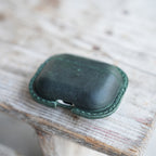 Genuine Vintage  Leather Distressed Leather for Apple Airpods Pro 3 3rd Gen (2025) Wireless Charging Earbud   Cover Case MagSafe Compatible