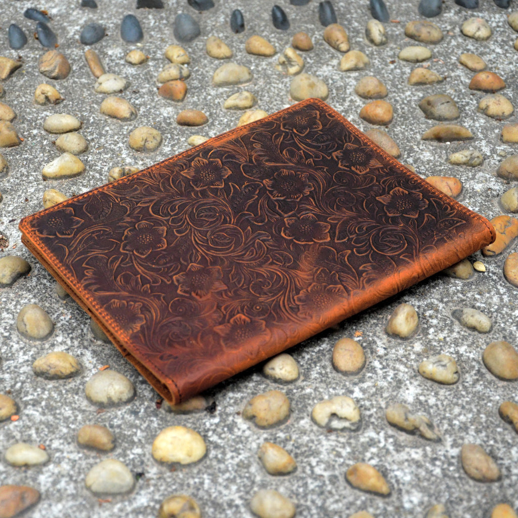 Personalized Genuine Leather Notebook A5 Notepad Cover for Steno Notes 6  x 9  , Top Spiral Notebook Rocketbook Flip Executive  6  x 8.8