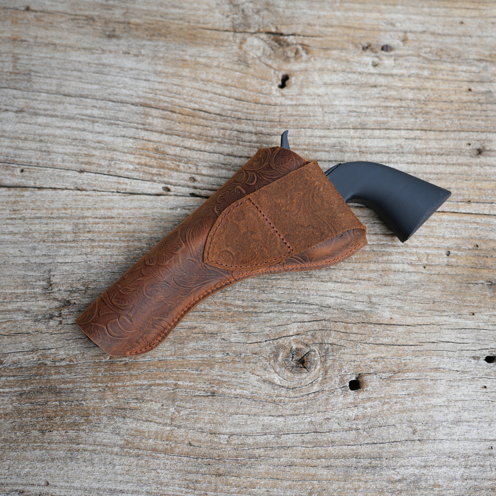 Genuine Leather Gun revolver Belt Owb  Holster For Smith & Wesson Model 686 586 PLUS Colt Python  L Frame Holster 2.5 “ 3” 4“ 4.25  5  6  7 (Copy)