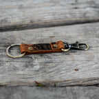 Leather key chain  leather keyring , leather key fob  key clip  Keychain Leather Men's Simple  ClipKeychain, car  Leather  for Gifts