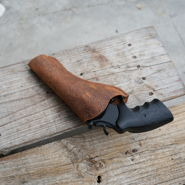 Genuine Leather Gun Holster Owb For Colt SAA Ruger Single Six Vaquero Uberti Cattleman Chiappa Pietta EMF Traditions 1873 Revolver Holster Main Image