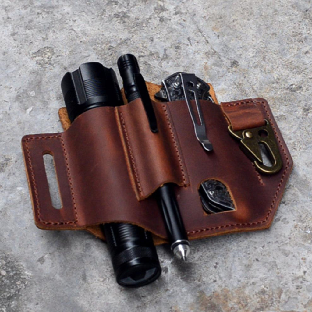 Genuine Leather Multitool Belt Sheath  Zero Tolerance ZT  0556 0350  0350TS 0545 0450CF 0450 Holder, Keychain Clip, Knives Sheath Holster