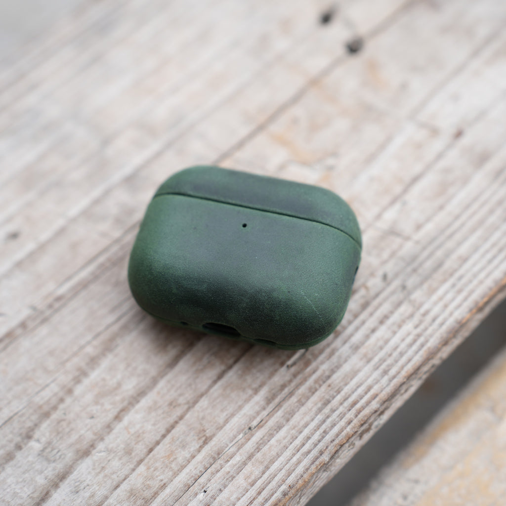 Genuine  Full Leather Distressed Leather for   Airpods Pro 3 3rd Gen (2025) Bluetooth Wireless Charging Earbud   Cover   headphone case