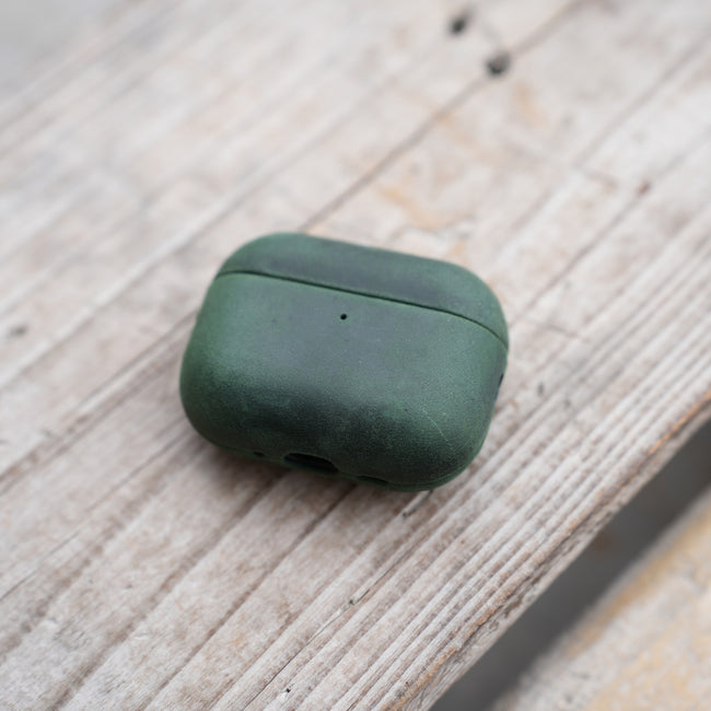 Genuine  Full Leather Distressed Leather for   Airpods Pro 3 3rd Gen (2025) Bluetooth Wireless Charging Earbud   Cover   headphone case Main Image