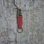 Key Ring Holder EDC Leather Key chain Belt Keychain , Heavy Duty Clip Key Chain Fob for Men,Tactical Keyring Holder for Belt