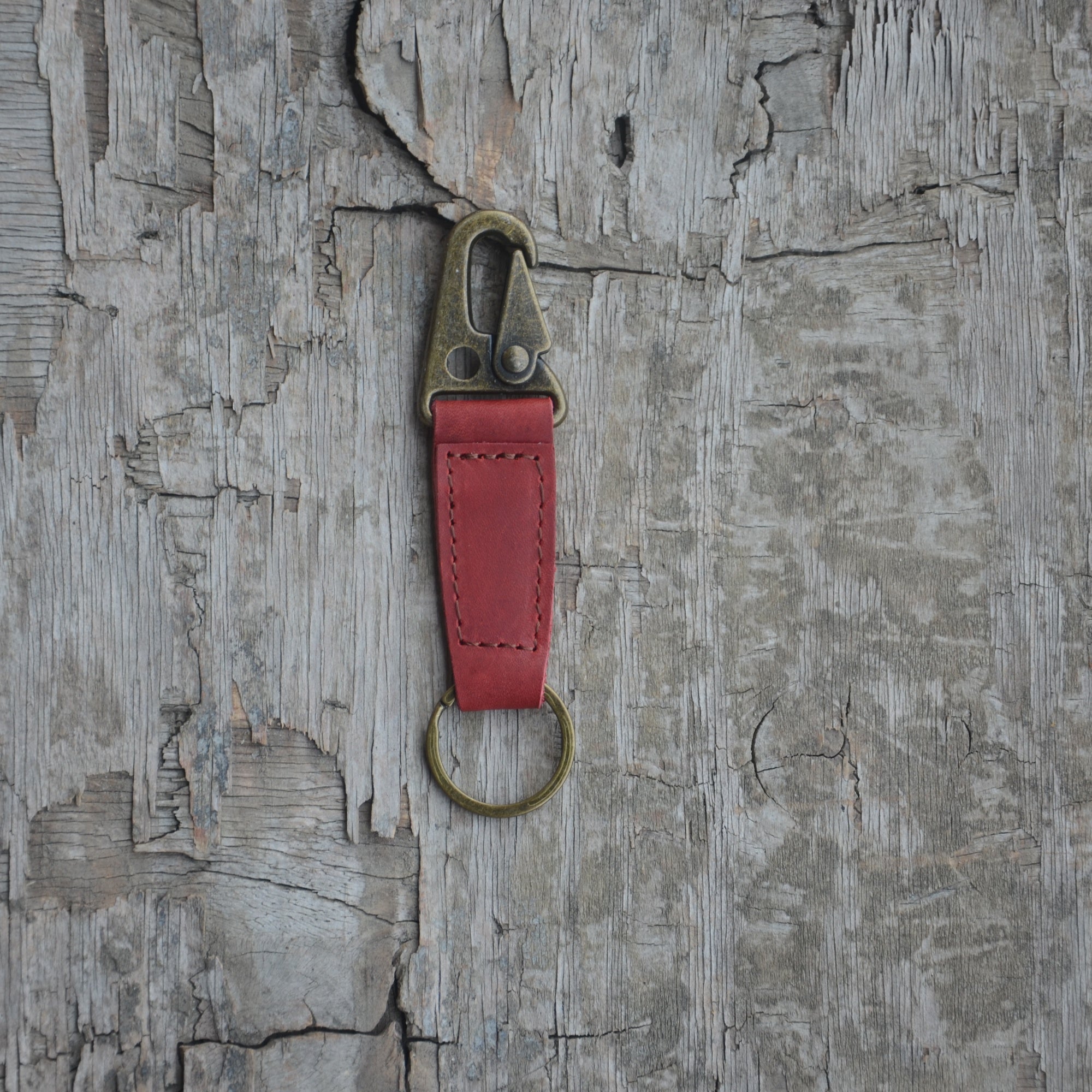 Key Ring Holder EDC Leather Key chain Belt Keychain , Heavy Duty Clip Key Chain Fob for Men,Tactical Keyring Holder for Belt