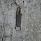 Key Ring Holder EDC Leather Key chain Belt Keychain , Heavy Duty Clip Key Chain Fob for Men,Tactical Keyring Holder for Belt