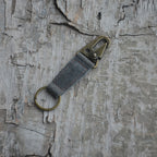 Key Ring Holder EDC Leather Key chain Belt Keychain , Heavy Duty Clip Key Chain Fob for Men,Tactical Keyring Holder for Belt