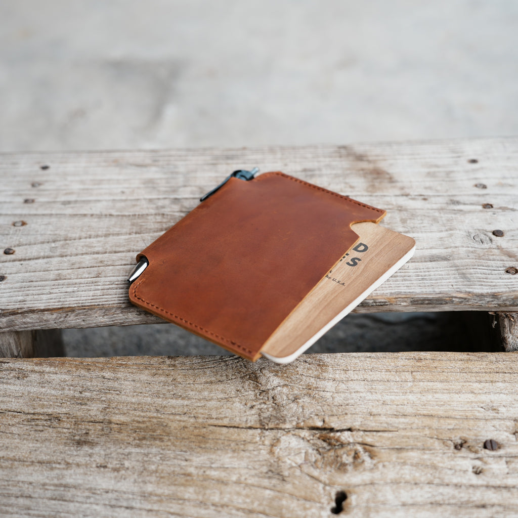 Leather Field Notes Sleeve Wallet , Travel Journal  Notebooks Wallet For Pocket Field Notes FieldNotes  Leather Cover Distressed 3.5  x 5.5