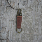 Key Ring Holder EDC Leather Key chain Belt Keychain , Heavy Duty Clip Key Chain Fob for Men,Tactical Keyring Holder for Belt