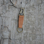 Key Ring Holder EDC Leather Key chain Belt Keychain , Heavy Duty Clip Key Chain Fob for Men,Tactical Keyring Holder for Belt