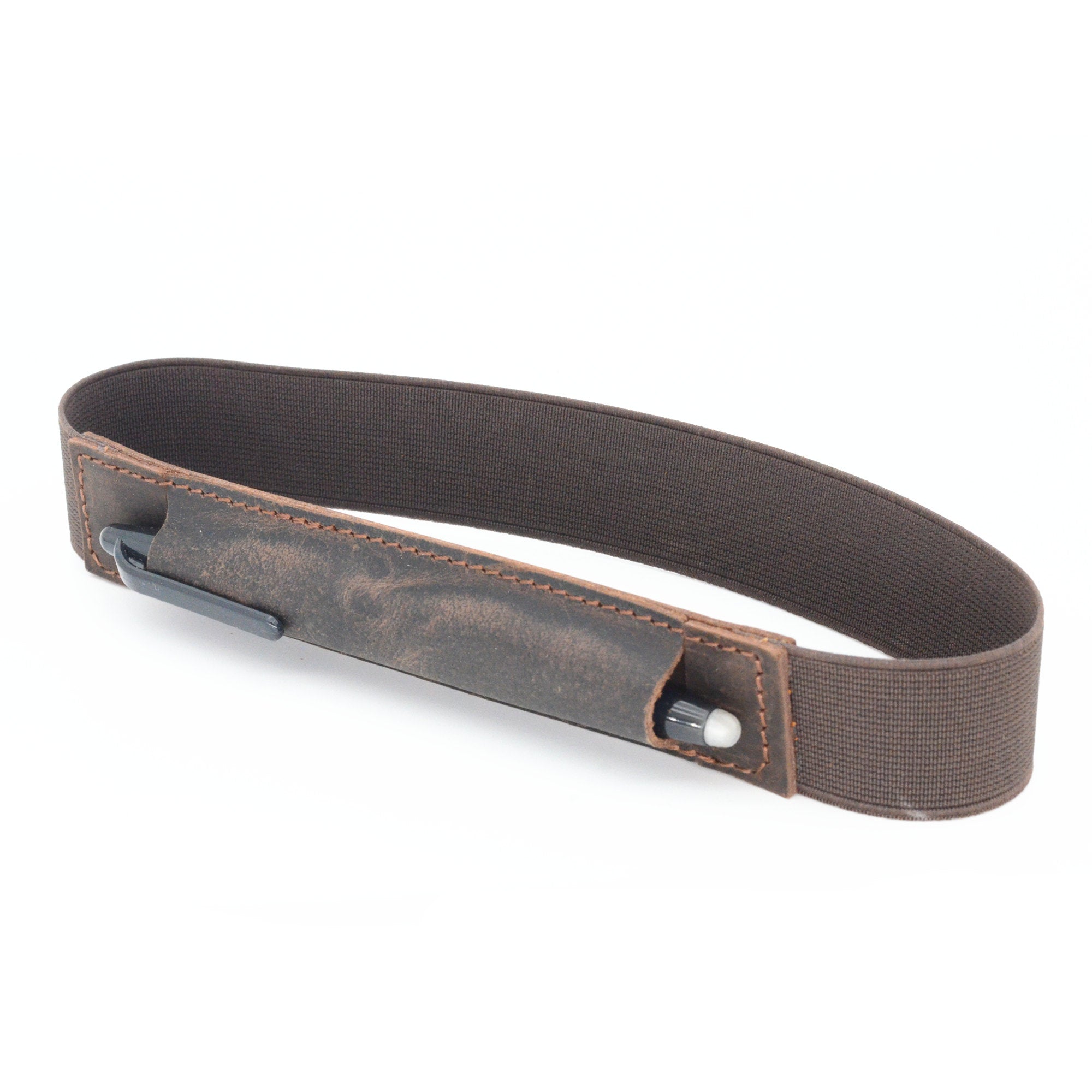 Vintage Leather Pen pouch notebook pencil case Pen Pencil holder for Moleskine large notebook A5 Leuchtturm1917 notebook medium  pen loop