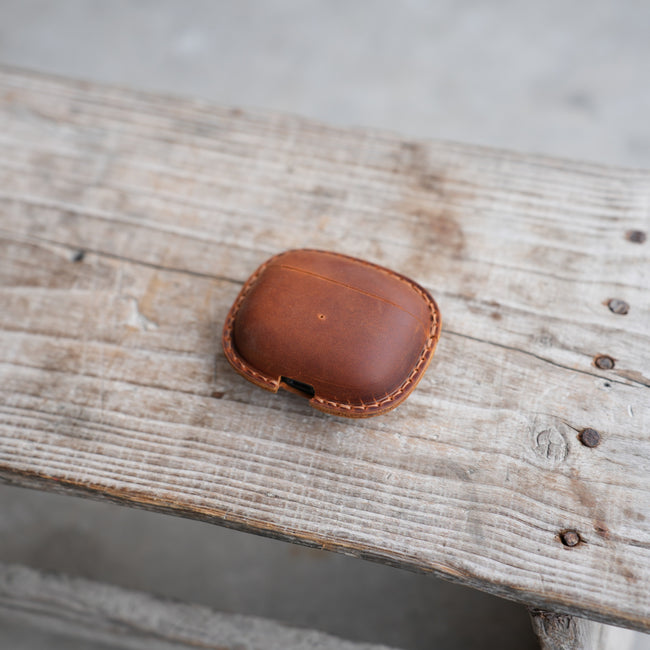 Genuine Leather Distressed Leather for  Bowers & Wilkins Pi8 Pi6 Full Leather Case  Bluetooth wireless headphone case Hover Image