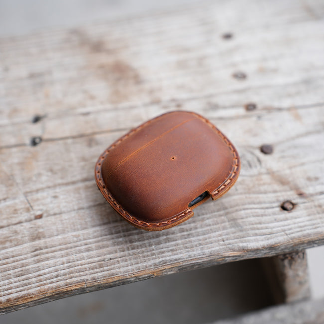 Genuine Leather Distressed Leather for  Bowers & Wilkins Pi8 Pi6 Full Leather Case  Bluetooth wireless headphone case Main Image