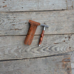 Personalized leather Parker / RazoRock /  MÜHLE razor Pouch Leather Safety Razor Case Merkur / Edwin Jagger /MUHLE Double Edge Razor