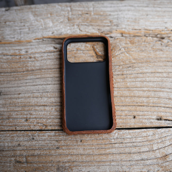 Genuine  leather iphone  17 pro / 17 air / 17 Pro Max / 16 pro / 16 plus / 16    Embossed  leather Case Main Image