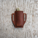 Leather Sheath Folding Knife  for 4 - 5  inch Knives Pocket , Leather Knives Holder, Leather Holster, EDC Leather for buck 110 Pouch