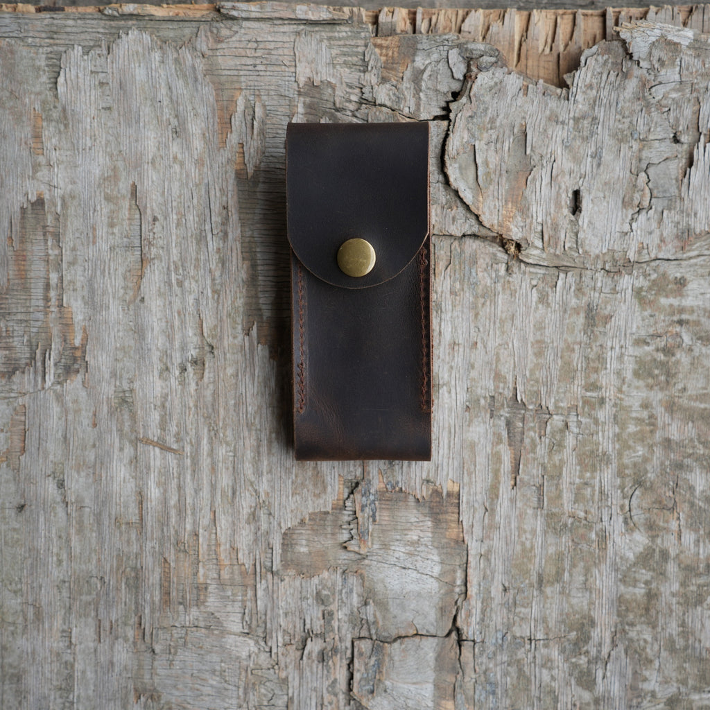 Genuine Leather for Vertical and Horizontal Knife Buck 110 Sheath Folding Pocket  , Knives Sheath Holster  Buck 112