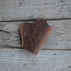 Genuine Leather Gun Holster Handmade Hunting IWB Holster Bag , USP/P8 Pocket Holster Springfield Hellcat and Shield flower brown