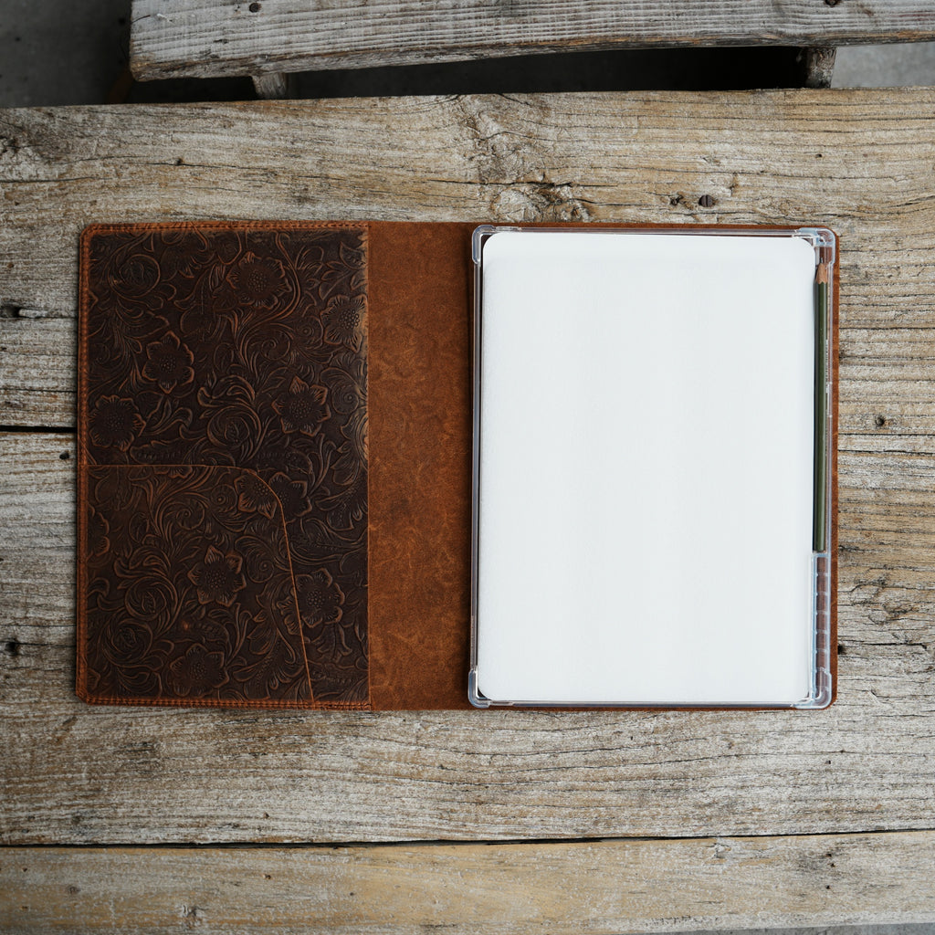 Leather remarkable 2 case, leather sleeve case for remarkable paper pro 11.8" Tooled Leather, eReader cover remarkable paper pro move 7.3  case - JJNUSA®