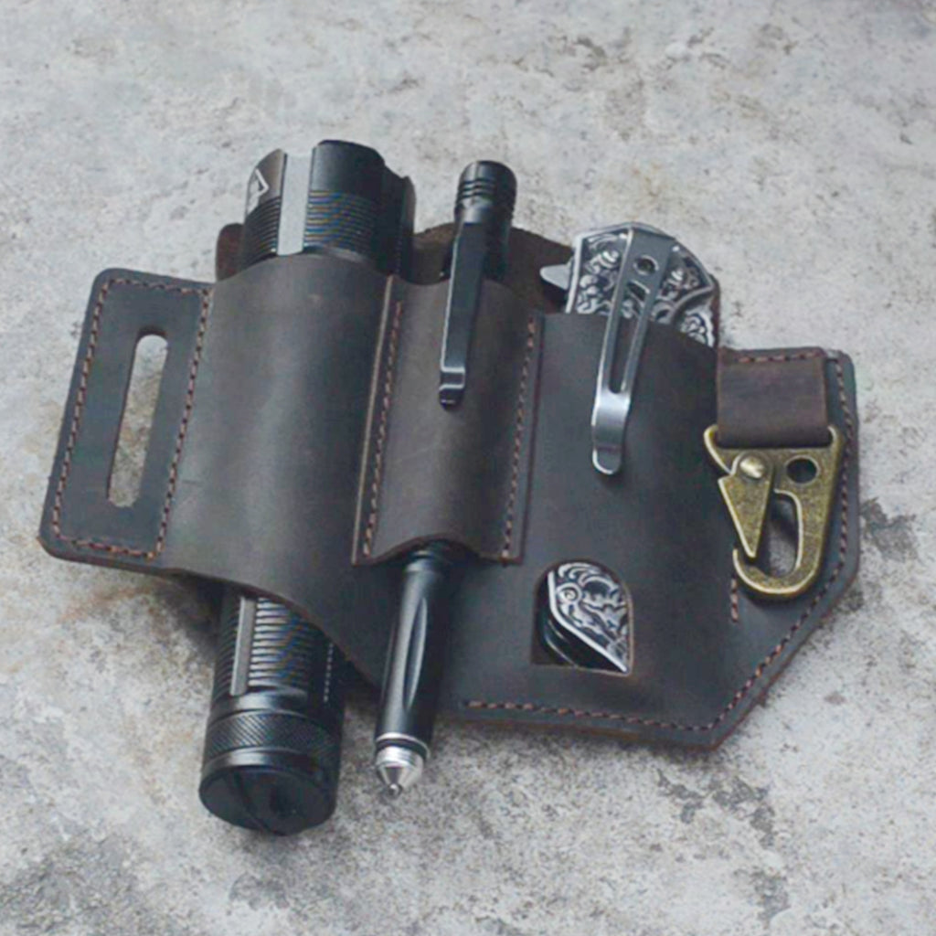 Genuine Leather Multitool Belt Sheath  Zero Tolerance ZT  0556 0350  0350TS 0545 0450CF 0450 Holder, Keychain Clip, Knives Sheath Holster