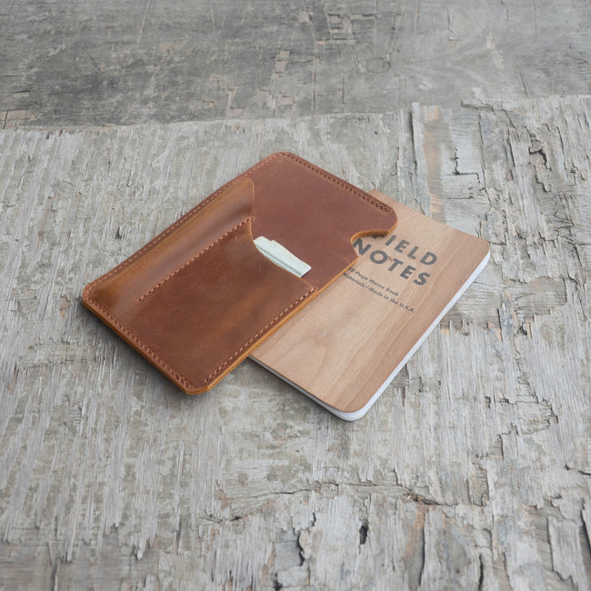 JJNUSALeather field notes sleeve wallet  travel journal wallet leather notebook pocket Main Image