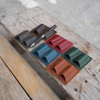 Personalized Leather Pen / Pencil Holders for Notebooks Clip Sleeve,  Protector & Pencil Case   Leather Pen pouch  pencil Leather Pocket