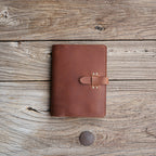 Leather Sketchbook Cover, Leather Artist Sketch Pad Cover for 5.5 x8.5 ,  Refillable leather sketchbook  Holder , Gift for Painter