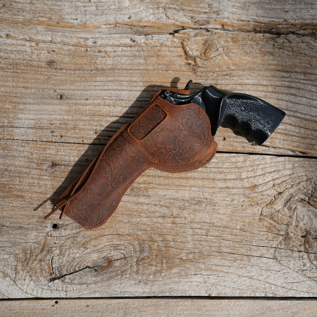 Genuine Leather Gun Holster Belt Owb Holster For Ruger Blackhawk  / Super Blackhawk Revolver Holster 3” 4.62  5  6   6.5  7.5  Leather 01