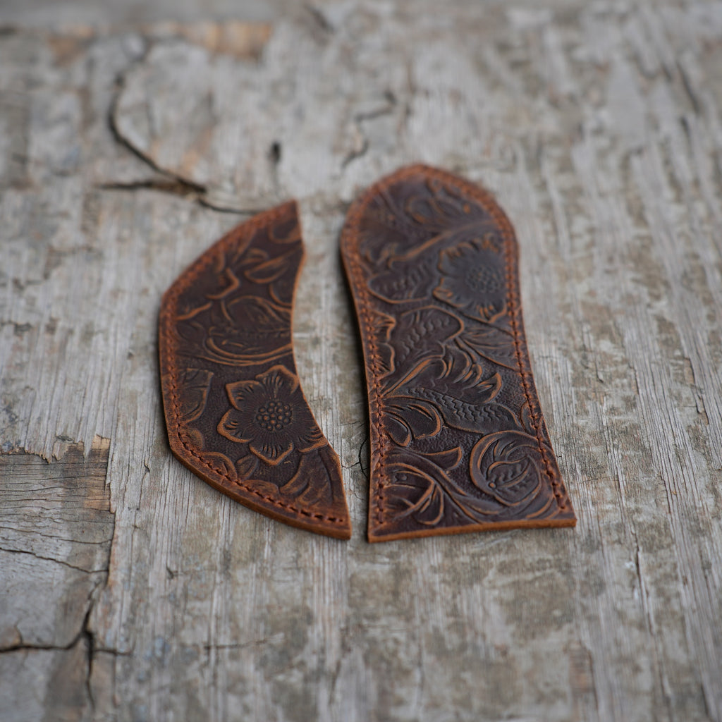 leather pot holder SET of 2  leather skillet handle cover case for Lodge cast   Iron Leather Handle  Cover Skillet Handle Cover