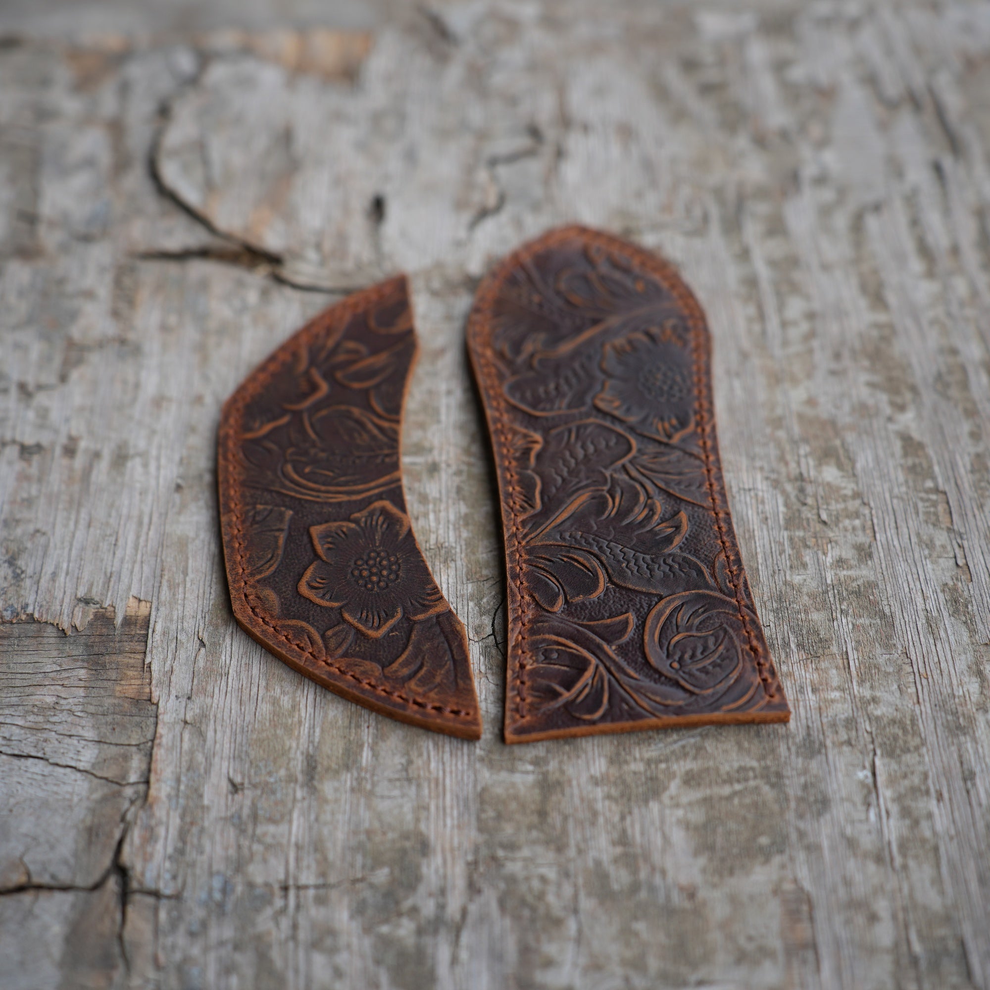 leather pot holder SET of 2  leather skillet handle cover case for Lodge cast   Iron Leather Handle  Cover Skillet Handle Cover